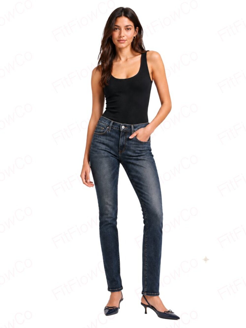 PAIGE Jimmy Jimmy Skinny Jeans Women’s 27 Medium Wash Stretch Denim
